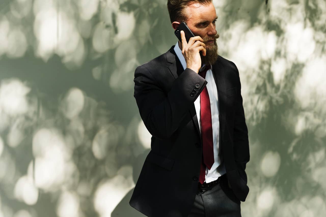 on the phone
