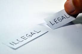 illegal vs legal